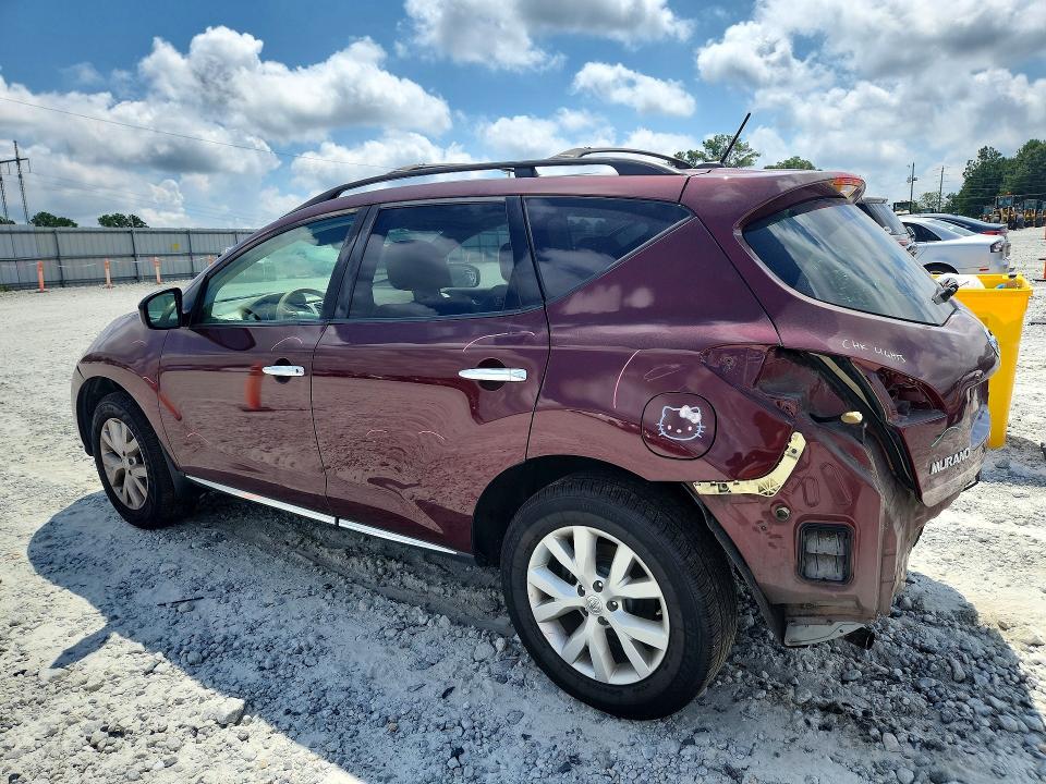 2011 Nissan Murano მანქანა იყიდება აუქციონზე, vin: JN8AZ1MU9BW062675, აუქციონის ნომერი: 63834226