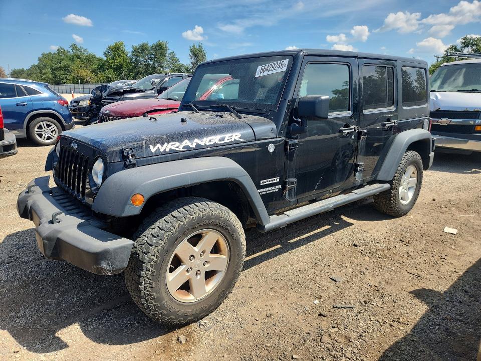 Продажа на аукционе авто 2014 Jeep Wrangler Unlimited, vin: 1C4HJWDG0EL138346, номер лота: 66429246