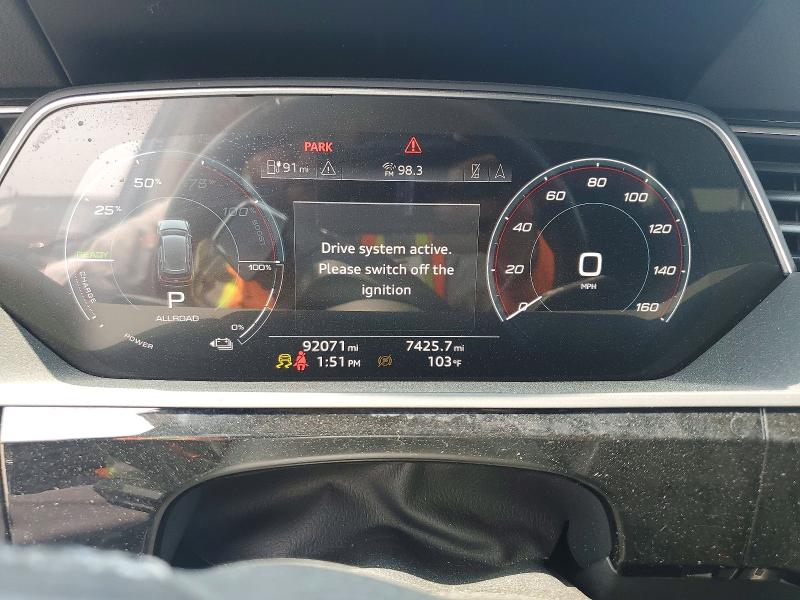 2021 Audi E-tron მანქანა იყიდება აუქციონზე, vin: WA1AAAGE8MB020428, აუქციონის ნომერი: 63642766
