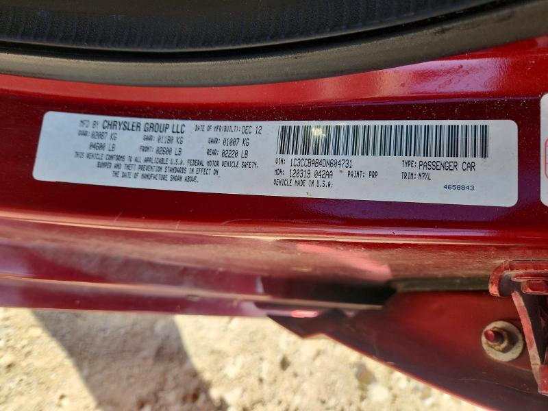 Aukcja sprzedaży 2013 Chrysler 200, vin: 1C3CCBAB4DN604731, numer aukcji: 65506836
