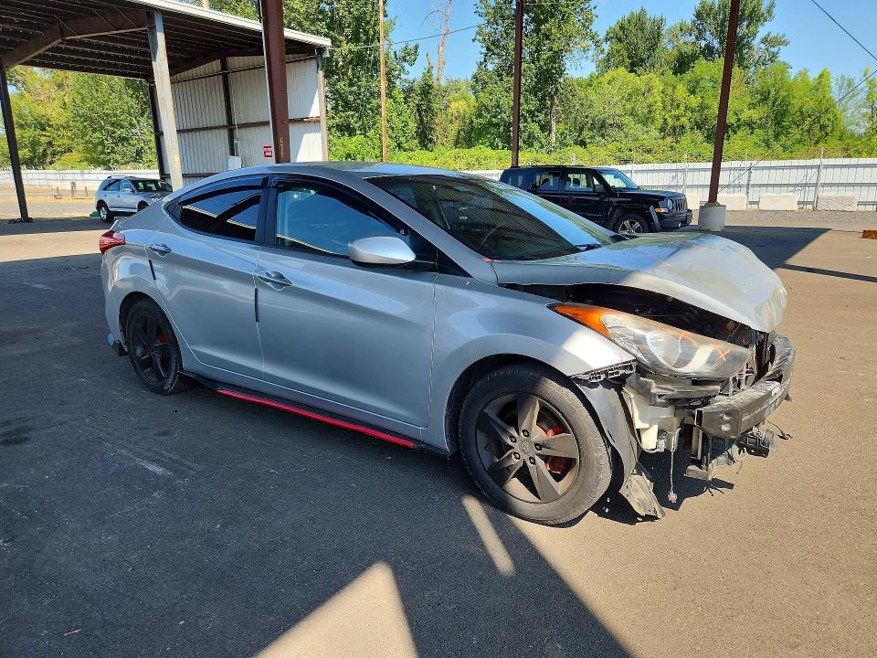 2013 Hyundai Elantra მანქანა იყიდება აუქციონზე, vin: KMHDH4AE2DU497588, აუქციონის ნომერი: 64476176