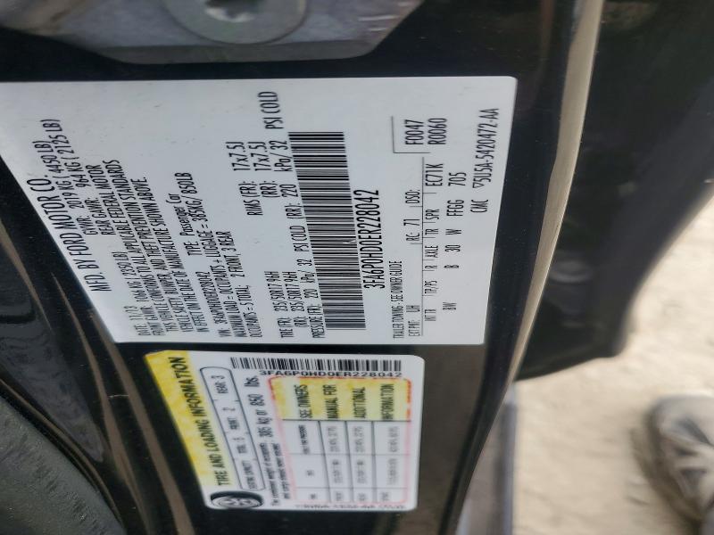 64936256 :رقم المزاد ، 3FA6P0HD0ER228042 vin ، 2014 Ford Fusion مزاد بيع