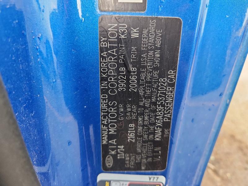 65473086 :رقم المزاد ، KNAFX6A83F5371028 vin ، 2015 Kia Forte Koup مزاد بيع