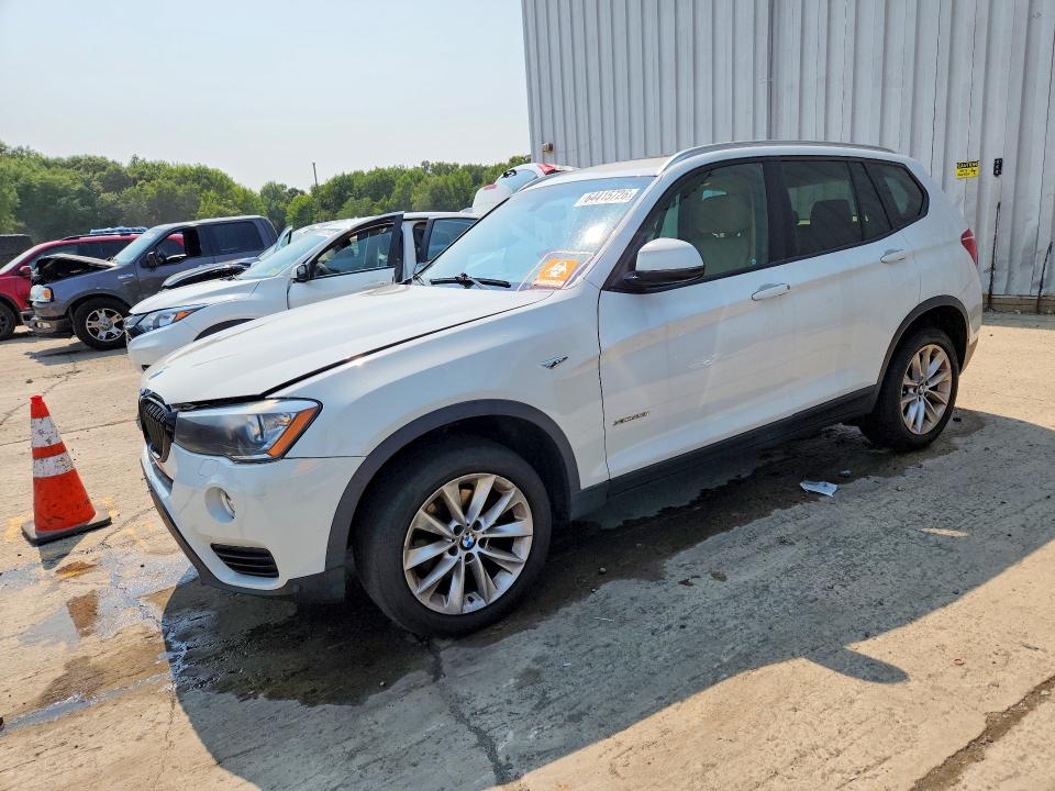 2017 Bmw X3 მანქანა იყიდება აუქციონზე, vin: 5UXWX9C30H0W73753, აუქციონის ნომერი: 64415726