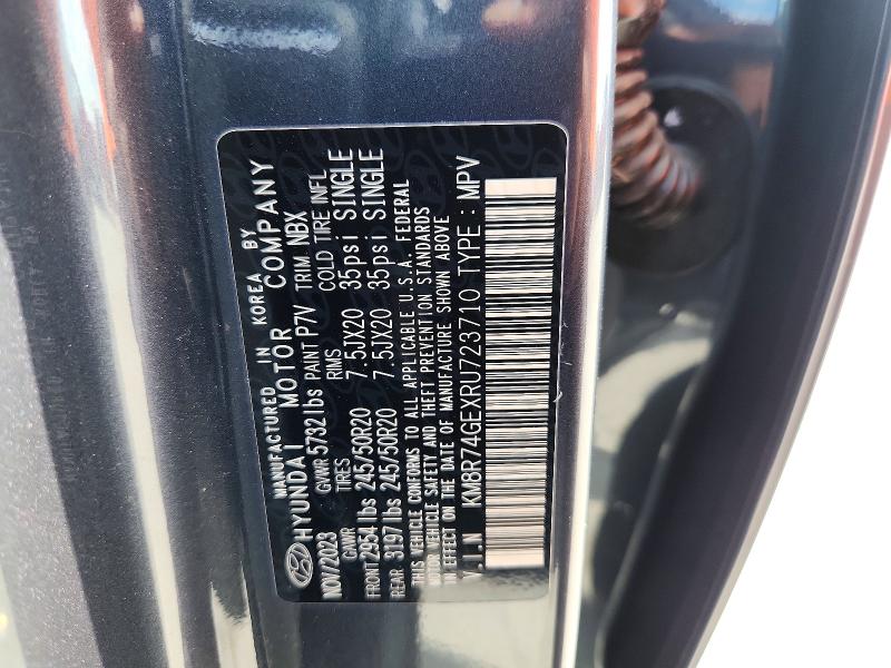 Продажа на аукционе авто 2024 Hyundai Palisade, vin: KM8R74GEXRU723710, номер лота: 65300526