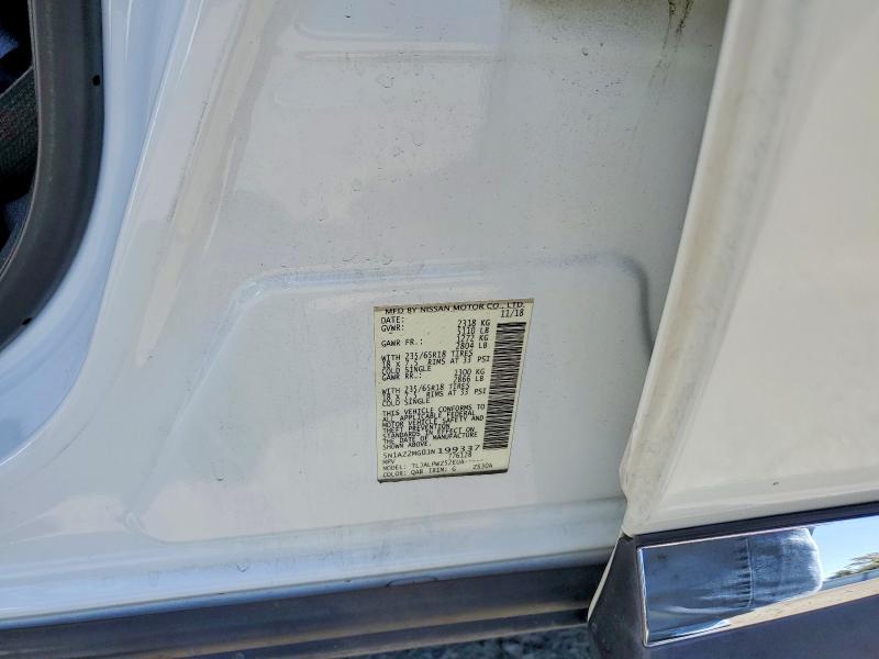 2018 Nissan Murano მანქანა იყიდება აუქციონზე, vin: 5N1AZ2MG0JN199337, აუქციონის ნომერი: 65595556