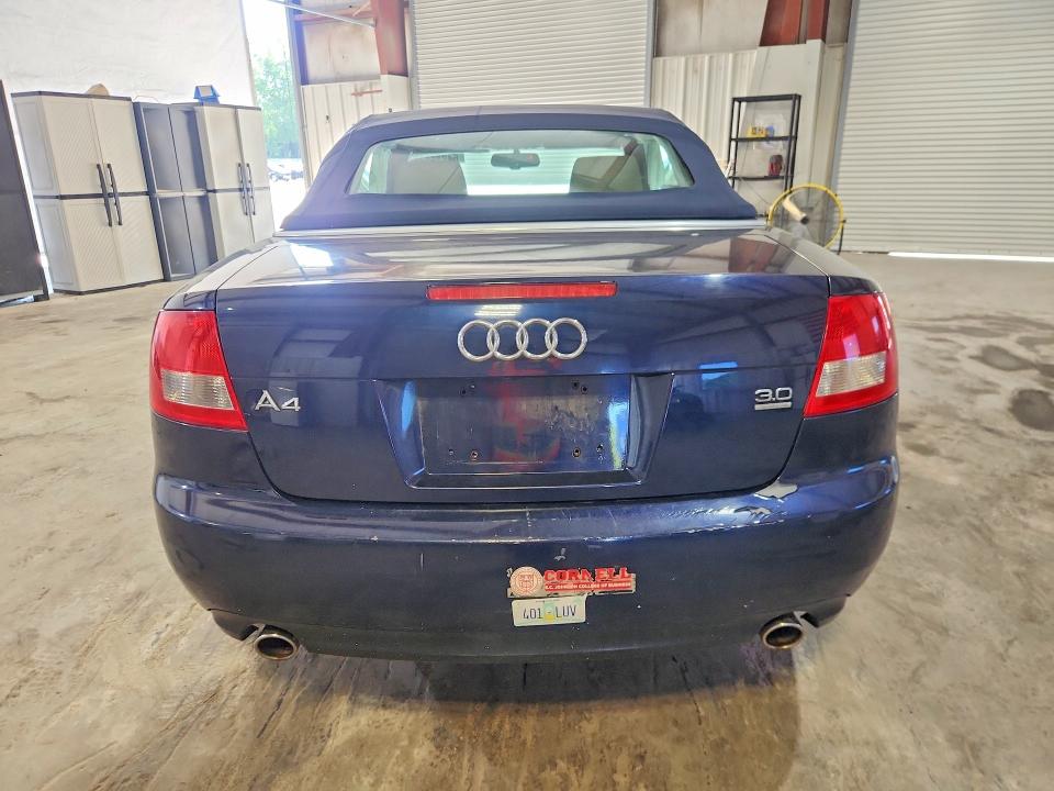 64236346 :رقم المزاد ، WAUDT48H54K017295 vin ، 2004 Audi A4 مزاد بيع