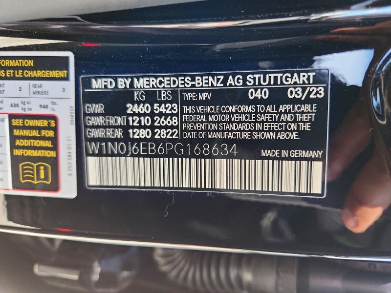 Продаж на аукціоні авто 2023 Mercedes-benz Glc Coupe, vin: W1N0J6EB6PG168634, номер лоту: 63552076