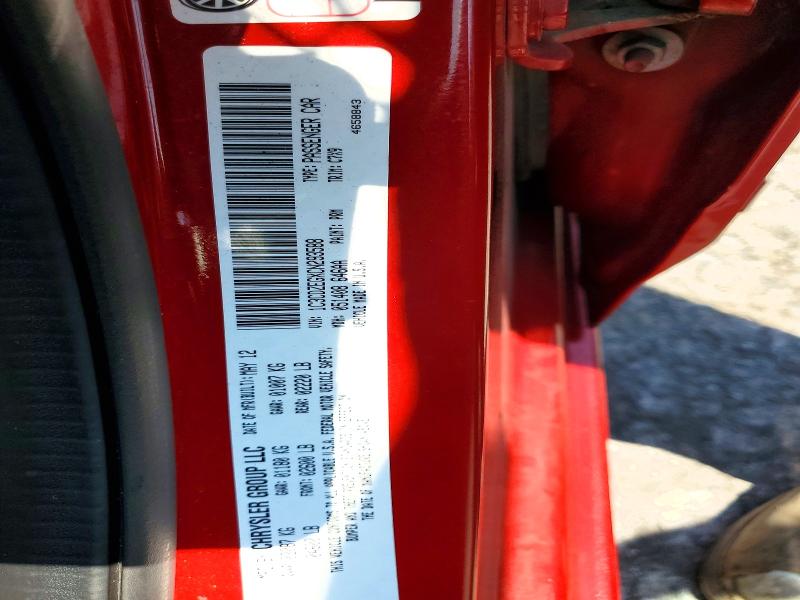 Продаж на аукціоні авто 2012 Dodge Avenger, vin: 1C3CDZEGXCN293588, номер лоту: 66411976
