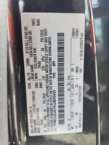 Aukcja sprzedaży 2019 Ford Escape, vin: 1FMCU0J91KUB95435, numer aukcji: 64637316