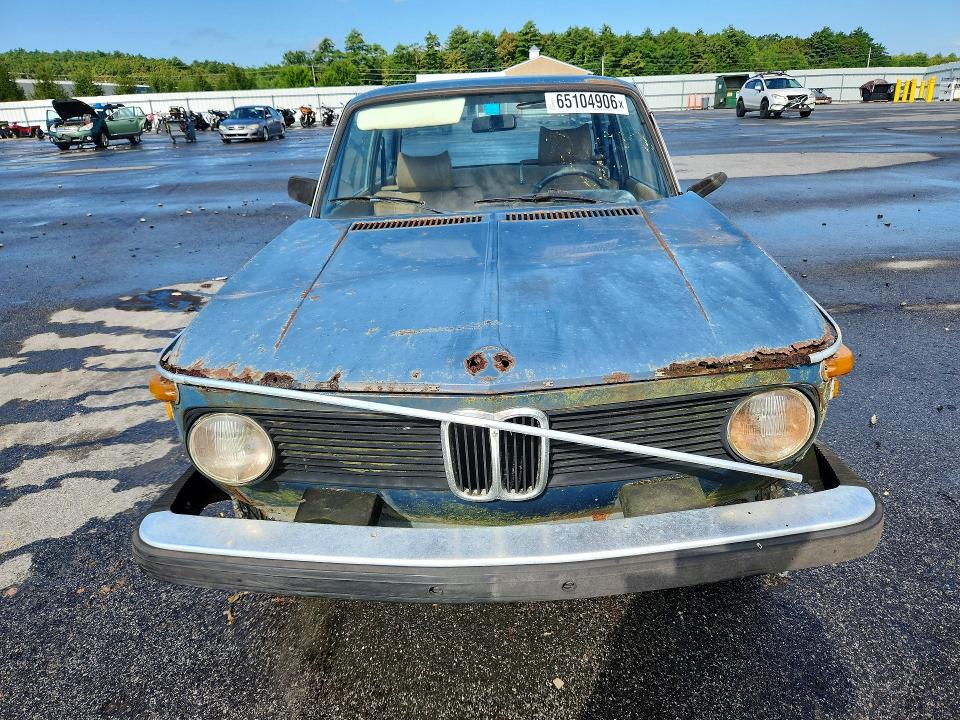 1974 Bmw 2002 მანქანა იყიდება აუქციონზე, vin: 4228796, აუქციონის ნომერი: 65104906