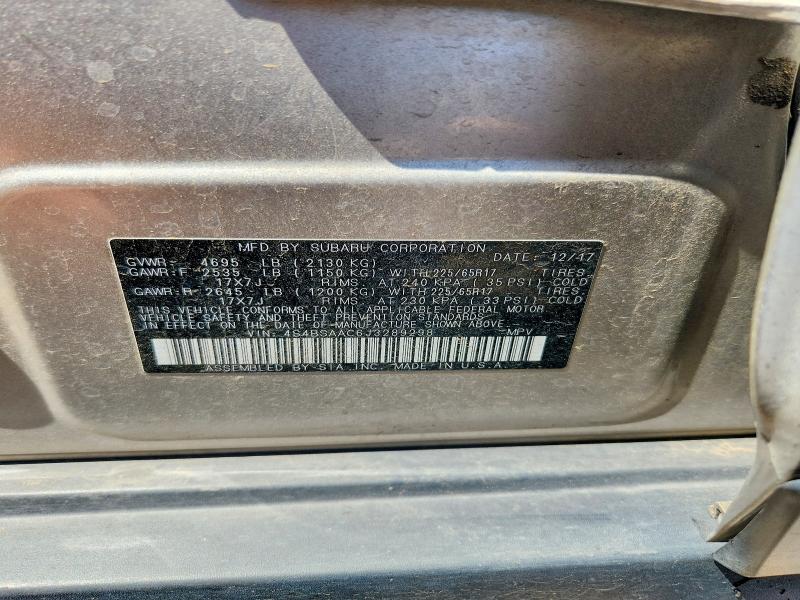 Aukcja sprzedaży 2018 Subaru Outback, vin: 4S4BSAAC6J3289298, numer aukcji: 66363036