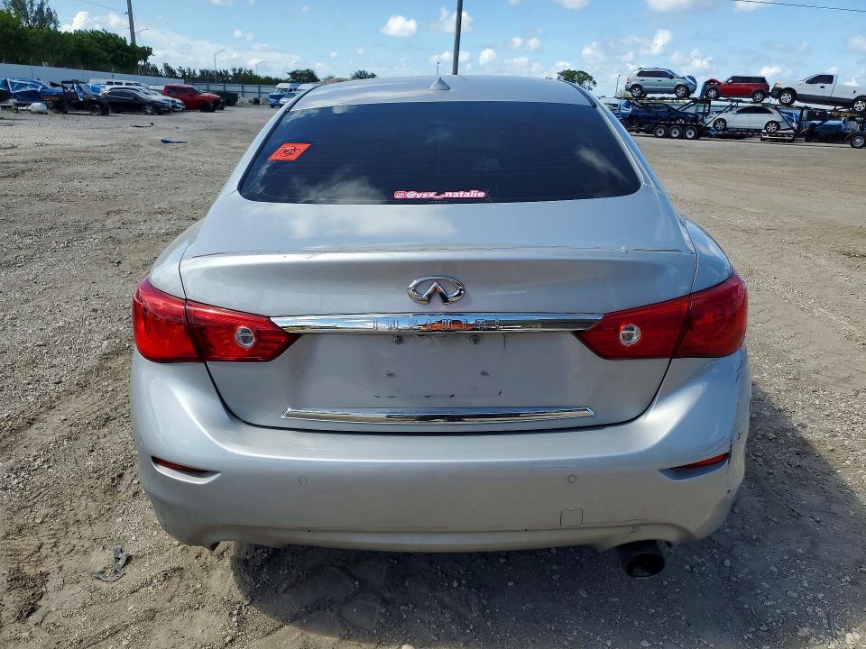 Продажа на аукционе авто 2014 Infiniti Q50, vin: JN1BV7AR1EM701603, номер лота: 64071486