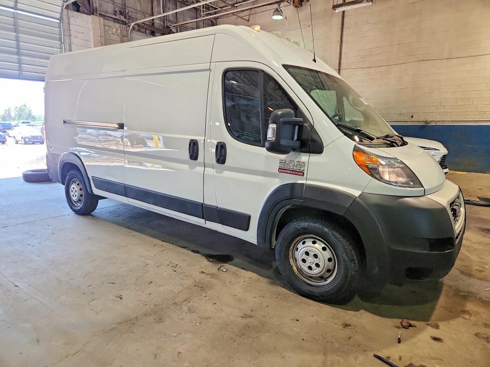 63473286 :رقم المزاد ، 3C6TRVDG2KE504994 vin ، 2019 Ram Promaster 2500 مزاد بيع