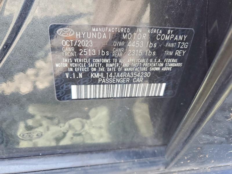 Aukcja sprzedaży 2024 Hyundai Sonata, vin: KMHL14JA4RA354230, numer aukcji: 66783236