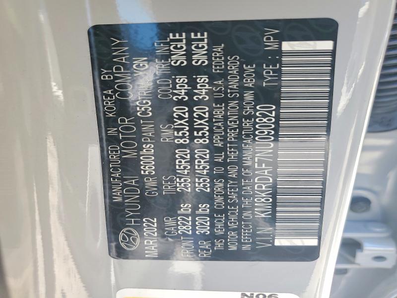 Продаж на аукціоні авто 2022 Hyundai Ioniq 5, vin: KM8KRDAF7NU090820, номер лоту: 65711196