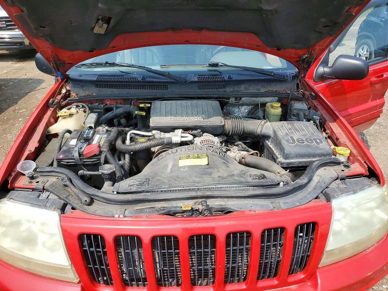 64101216 :رقم المزاد ، 1J4GW68NXXC702510 vin ، 1999 Jeep Grand Cherokee مزاد بيع