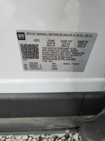 66236326 :رقم المزاد ، 3GNAXUEG7RL240487 vin ، 2024 Chevrolet Equinox مزاد بيع