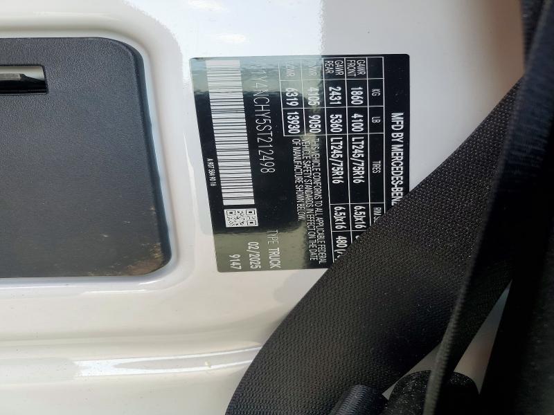 2025 Mercedes-benz Sprinter მანქანა იყიდება აუქციონზე, vin: W1Y4NCHY5ST212498, აუქციონის ნომერი: 63966956