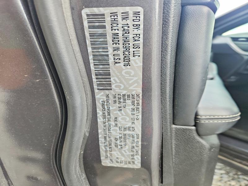 66038926 :رقم المزاد ، 1C4RJHAG9RC243316 vin ، 2024 Jeep Grand Cherokee مزاد بيع