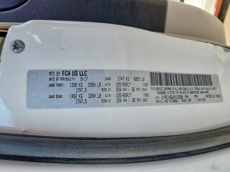 Aukcja sprzedaży 2018 Chrysler Pacifica, vin: 2C4RC1AG6JR125298, numer aukcji: 63846446