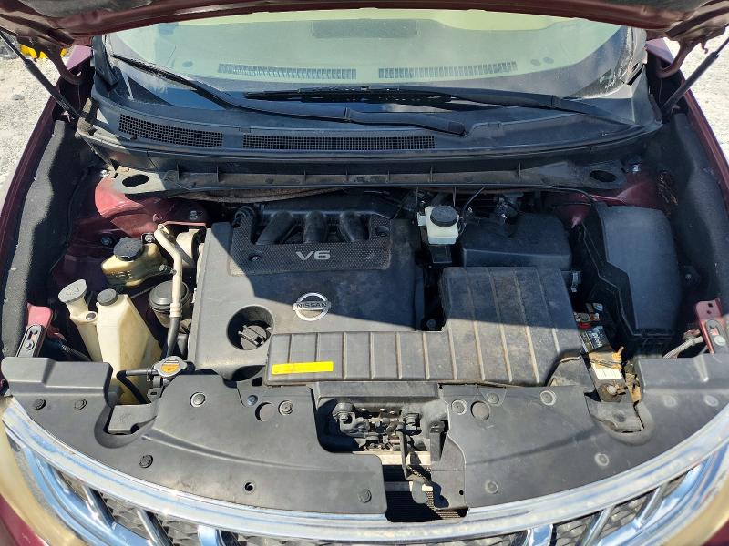 2011 Nissan Murano მანქანა იყიდება აუქციონზე, vin: JN8AZ1MU9BW062675, აუქციონის ნომერი: 63834226