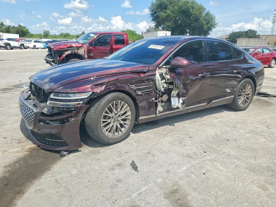2021 Genesis G80 მანქანა იყიდება აუქციონზე, vin: KMTGB4SC1MU046508, აუქციონის ნომერი: 66780126