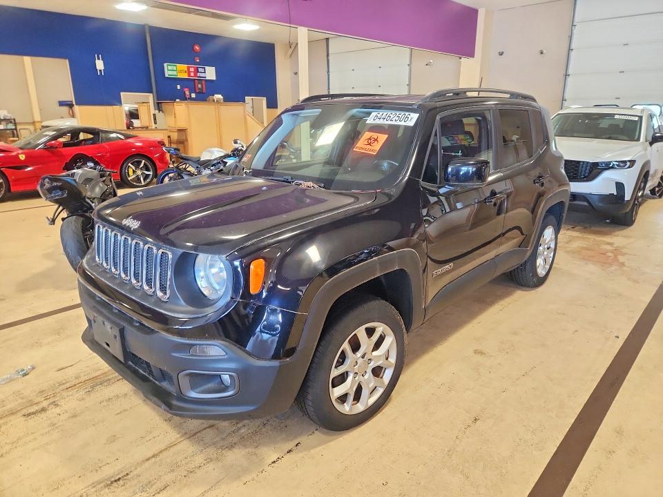 Aukcja sprzedaży 2018 Jeep Renegade, vin: ZACCJBBB8JPH44817, numer aukcji: 64462506