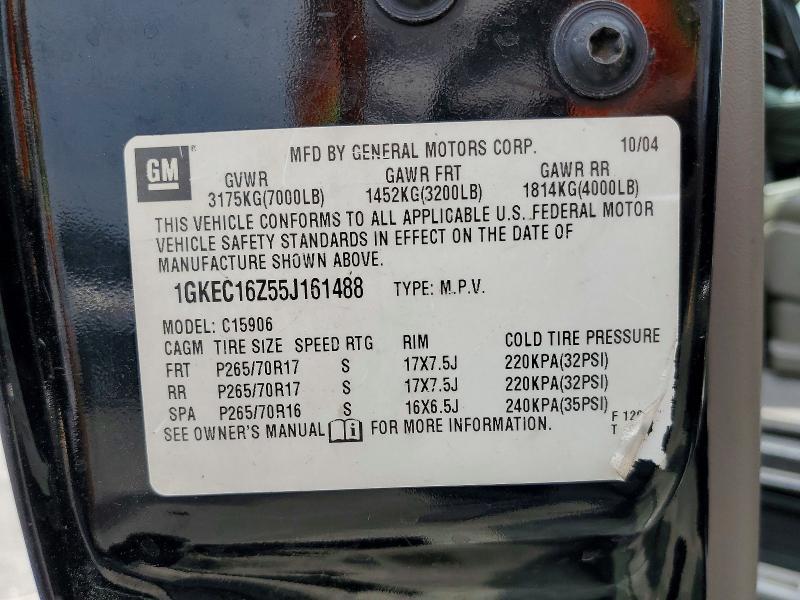Aukcja sprzedaży 2005 Gmc Yukon Xl, vin: 1GKEC16Z55J161488, numer aukcji: 66819816
