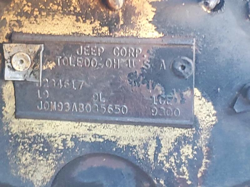 65295446 :رقم المزاد ، J0M93AB035650 vin ، 1980 Jeep Cj7 مزاد بيع
