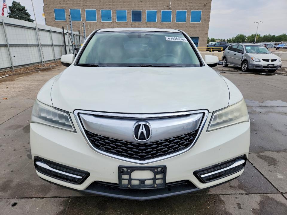 Auction sale of the 2016 Acura Mdx, vin: 5FRYD4H25GB007296, lot number: 65036996
