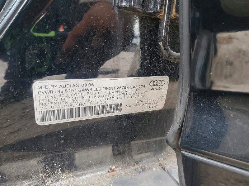 66690266 :رقم المزاد ، WAUDH74F97N048480 vin ، 2007 Audi A6 مزاد بيع