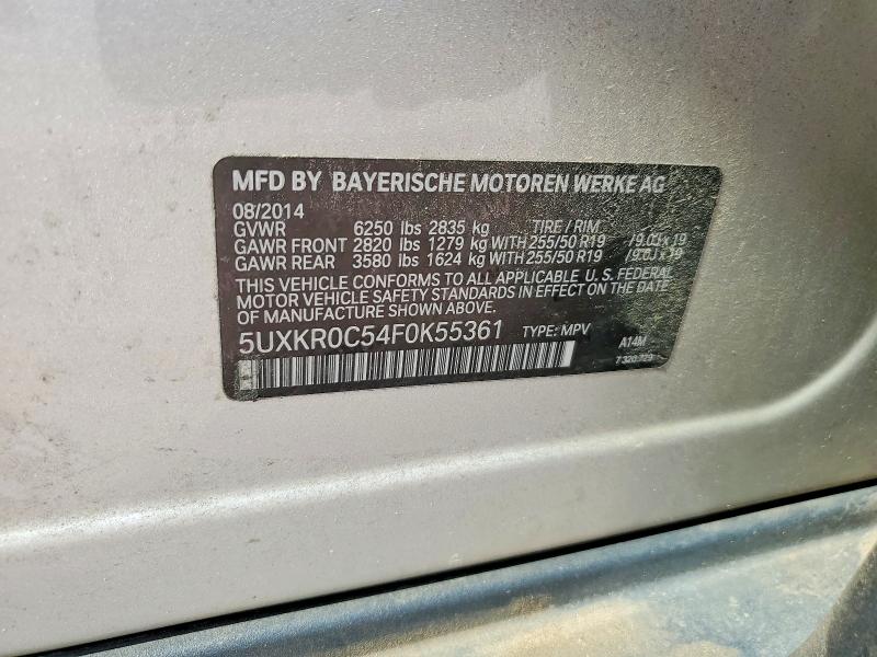 Aukcja sprzedaży 2015 Bmw X5, vin: 5UXKR0C54F0K55361, numer aukcji: 65265976
