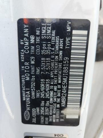 66368036 :رقم المزاد ، KM8R24HE5MU188159 vin ، 2021 Hyundai Palisade مزاد بيع