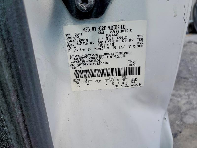 Продажа на аукционе авто 2013 Ford F250, vin: 1FTBF2B67DEB30189, номер лота: 67184166