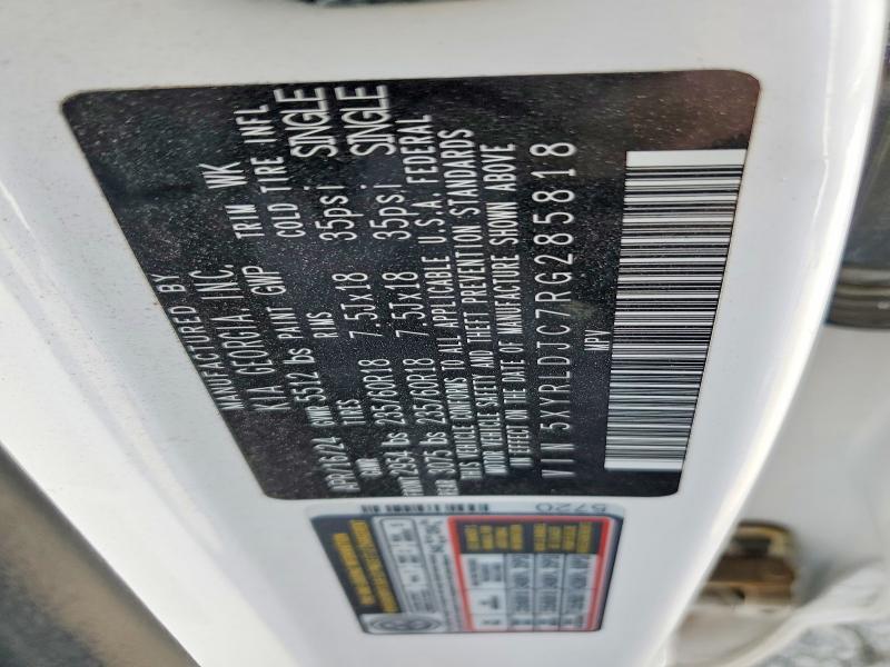 64566446 :رقم المزاد ، 5XYRLDJC7RG285818 vin ، 2024 Kia Sorento مزاد بيع