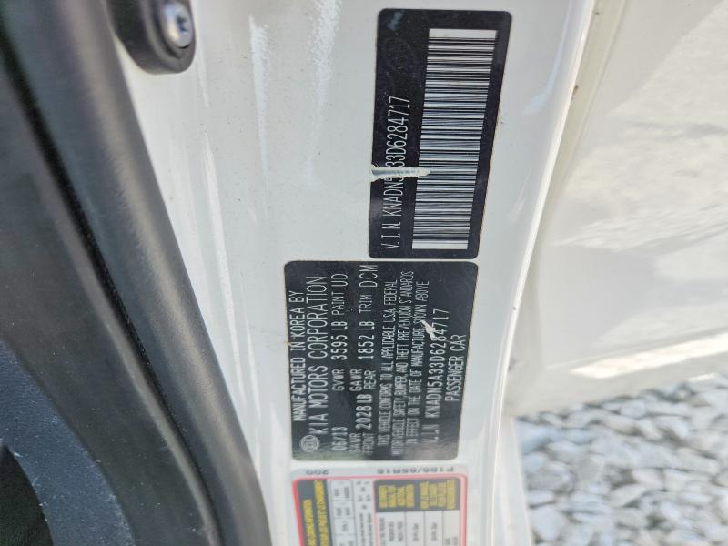 Aukcja sprzedaży 2013 Kia Rio 5-door, vin: KNADN5A33D6284717, numer aukcji: 64549146