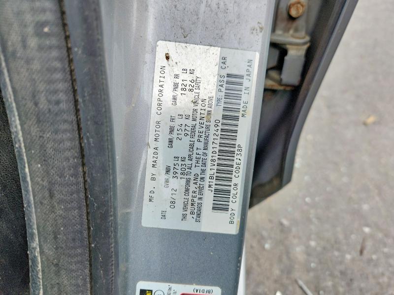 Продаж на аукціоні авто 2013 Mazda 3, vin: JM1BL1V81D1712490, номер лоту: 66353106