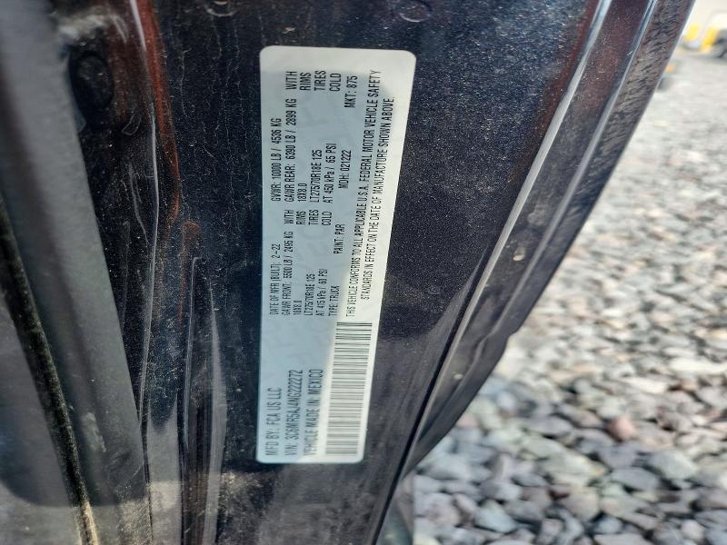 2022 Ram 2500 მანქანა იყიდება აუქციონზე, vin: 3C6MR5AJ4NG222272, აუქციონის ნომერი: 64507266