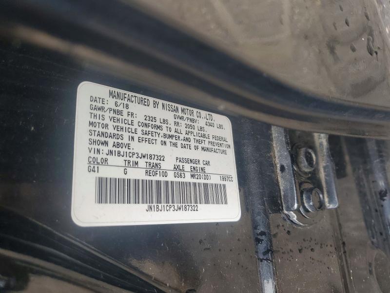 Продажа на аукционе авто 2018 Nissan Rogue Sport, vin: JN1BJ1CP3JW187322, номер лота: 64798236