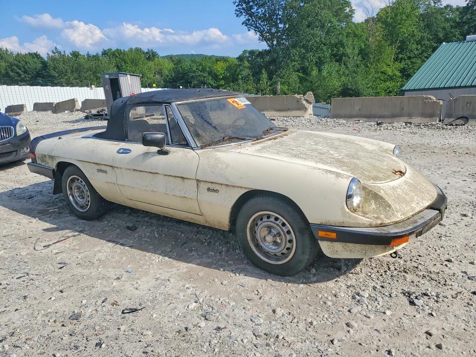 66653166 :رقم المزاد ، ZARBA5641H1045361 vin ، 1987 Alfa Romeo Spider مزاد بيع