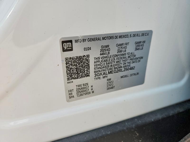 Aukcja sprzedaży 2024 Gmc Terrain, vin: 3GKALMEG2RL250482, numer aukcji: 64467286
