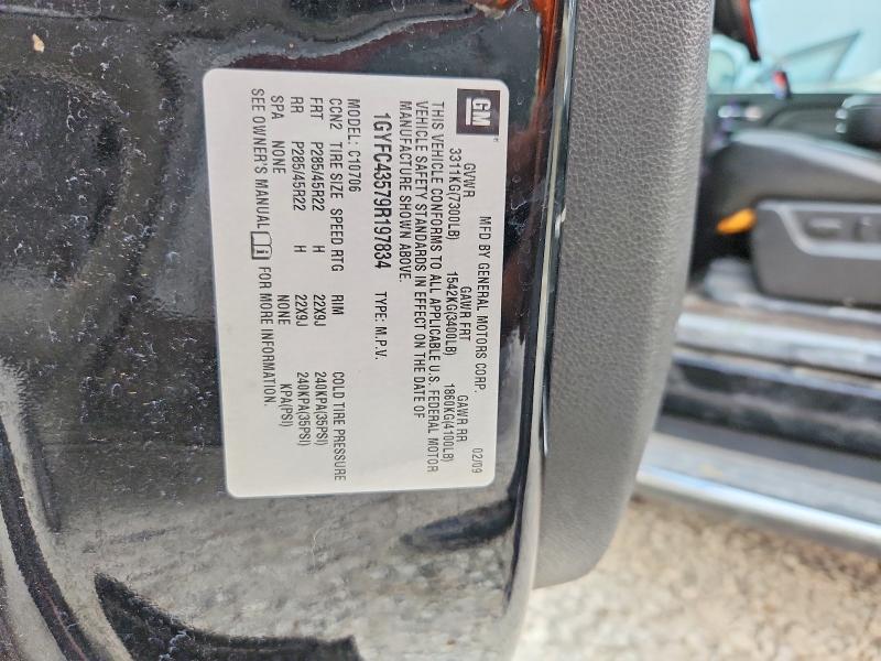 Aukcja sprzedaży 2009 Cadillac Escalade, vin: 1GYFC43579R197834, numer aukcji: 63428206