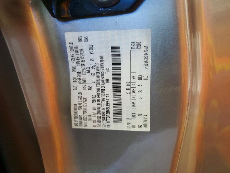 2020 Ford F250 მანქანა იყიდება აუქციონზე, vin: 1FTBF2B66LEE81111, აუქციონის ნომერი: 66540176