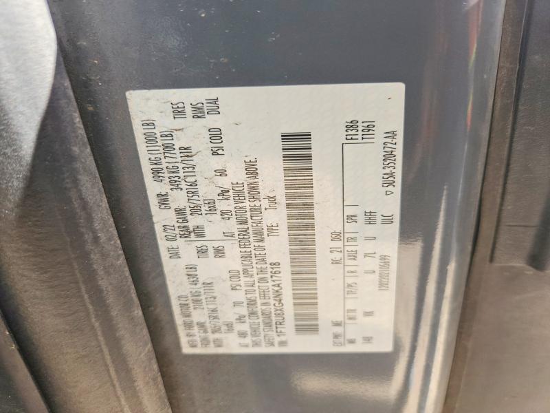 Aukcja sprzedaży 2022 Ford Transit, vin: 1FTRU8XG4NKA17618, numer aukcji: 63234376
