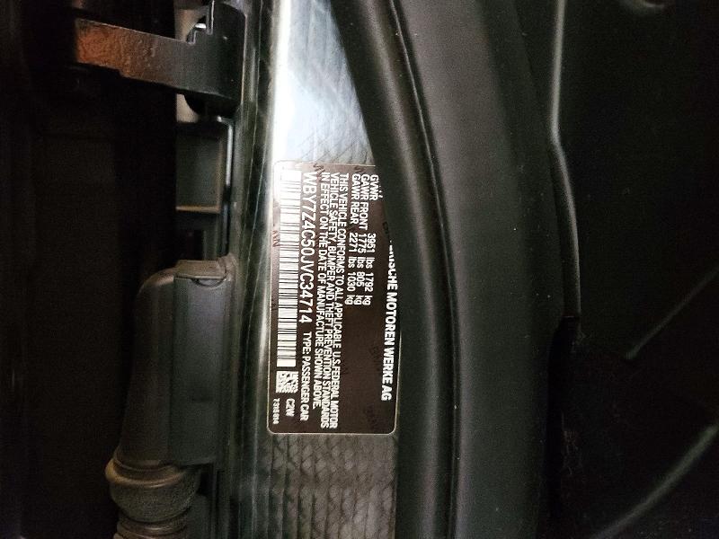 67186956 :رقم المزاد ، WBY7Z4C50JVC34714 vin ، 2018 Bmw I3 مزاد بيع
