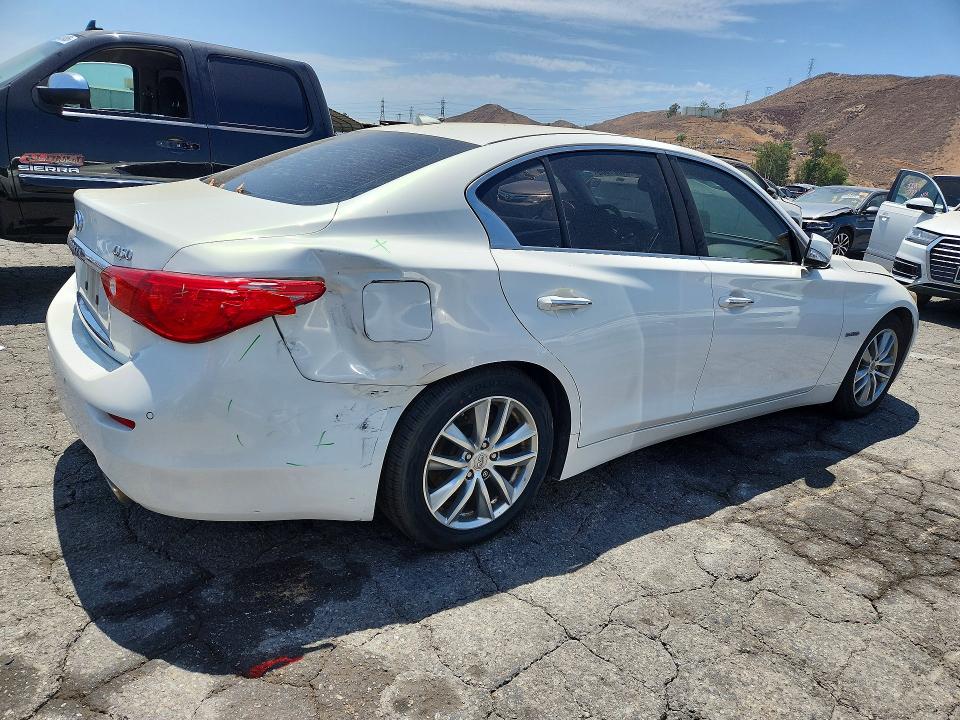 64321066 :رقم المزاد ، JN1AV7AP8EM690562 vin ، 2014 Infiniti Q50 Hybrid مزاد بيع