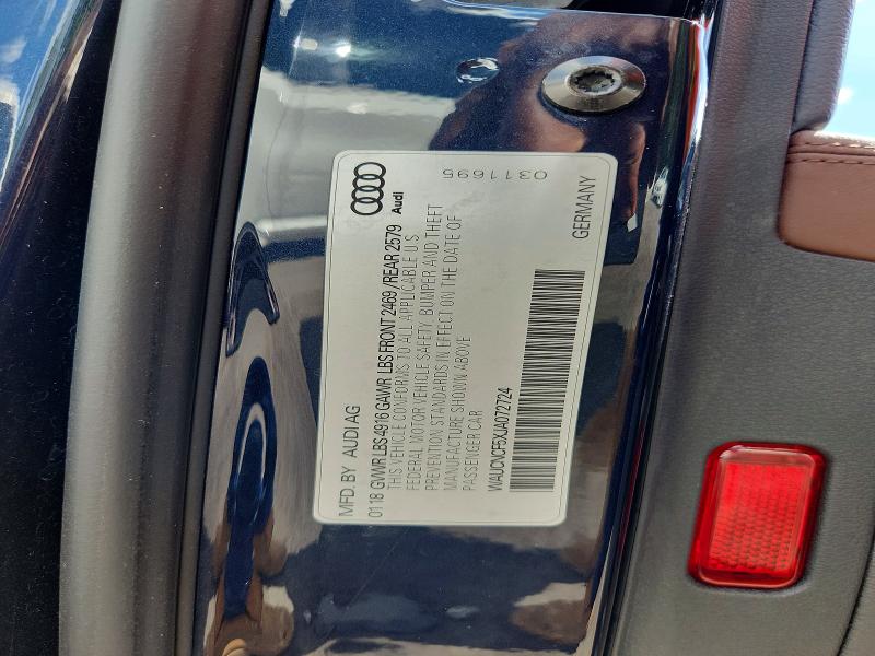 Aukcja sprzedaży 2018 Audi A5, vin: WAUCNCF5XJA072724, numer aukcji: 66638546