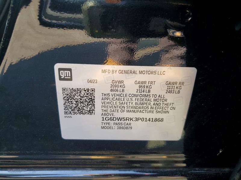 Продаж на аукціоні авто 2023 Cadillac Ct5, vin: 1G6DW5RK3P0141868, номер лоту: 64147076