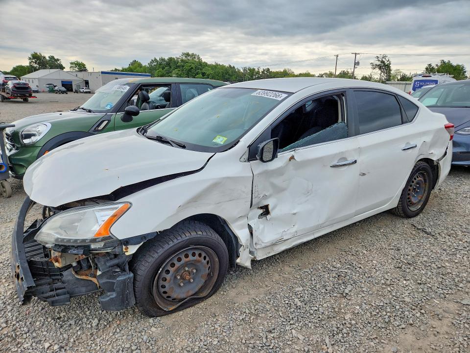 2013 Nissan Sentra მანქანა იყიდება აუქციონზე, vin: 3N1AB7AP3DL608531, აუქციონის ნომერი: 63992266